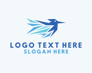 Air Courier - Flying Wildlife Bird logo design