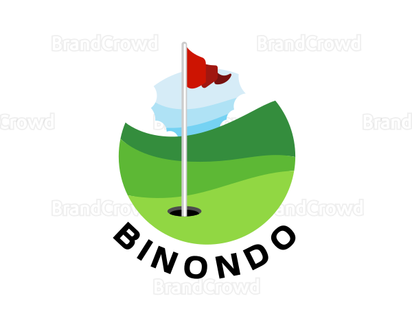 Golf Course Sports Country Club Logo