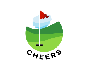 Green Flag - Golf Course Sports Country Club logo design