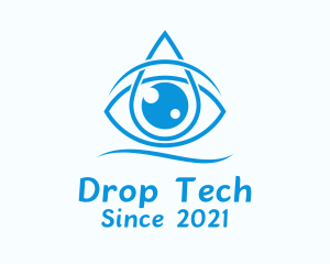 Drop - Blue Eye Drops logo design