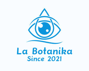 Ophthalmologist - Blue Eye Drops logo design