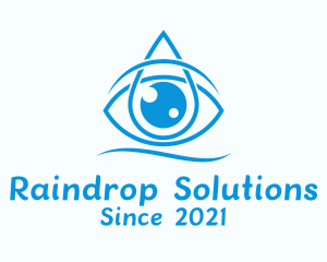 Drop - Blue Eye Drops logo design