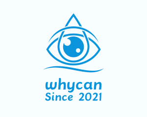 Optometry - Blue Eye Drops logo design