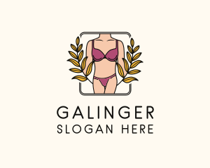 Sexy Female Lingerie Logo