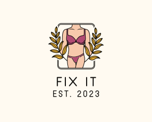 Sexy Female Lingerie logo design