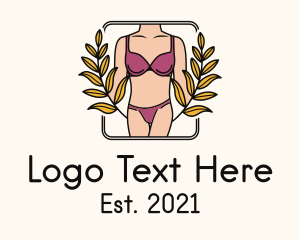 Swimsuit - Sexy Female Lingerie logo design