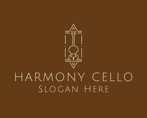 Cello - Ornate Violin Business logo design