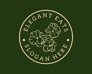 Elegant Florist Garden logo design