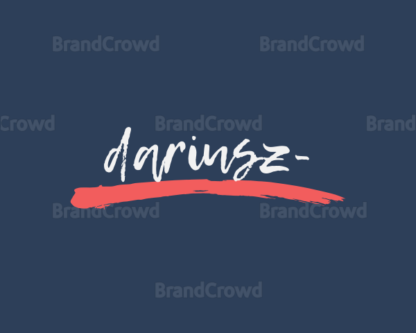 Casual Handwritten Brush Logo