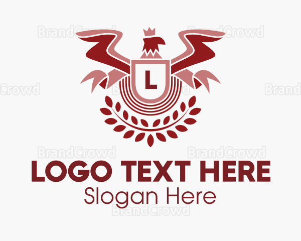 Red Eagle Emblem Logo
