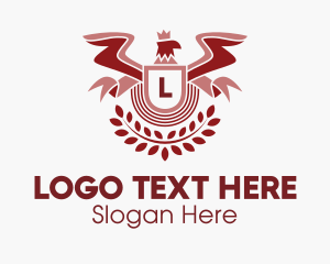 Government - Red Eagle Emblem logo design