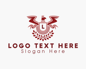 Laurel Leaves - Eagle Academy Wreath logo design