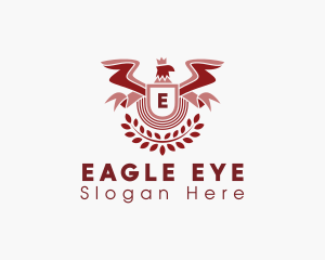 Eagle Academy Wreath logo design