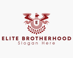 Fraternity - Eagle Academy Wreath logo design