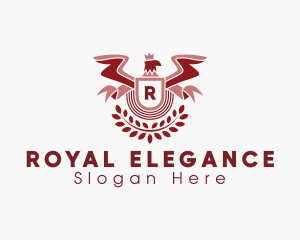 Eagle Academy Wreath logo design