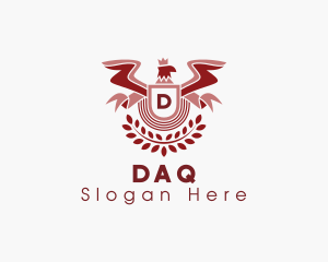 Eagle Academy Wreath logo design