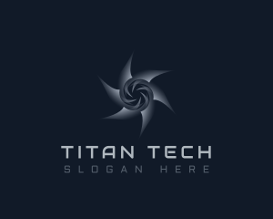 Blade Tech Fan logo design