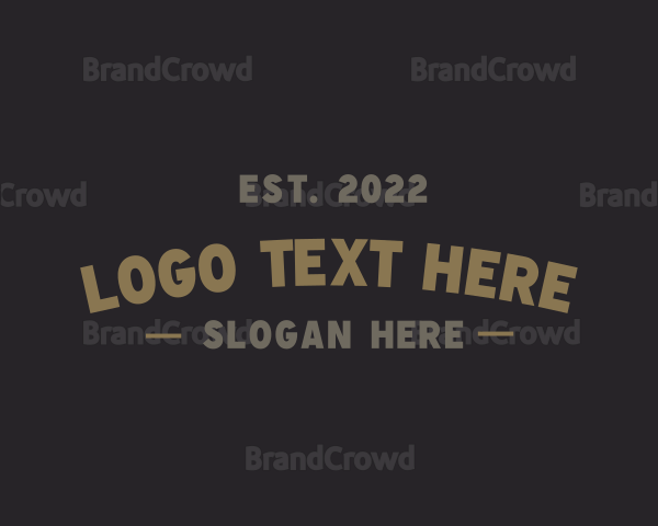 Hipster Business Brand Logo