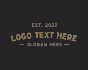 Advertisement - Hipster Business Brand logo design