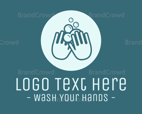 Handwash Soap Bubbles Logo