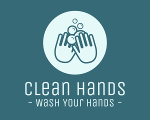 Hygiene - Handwash Soap Bubbles logo design
