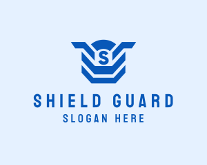 Defense - Geometric Shield Defense logo design