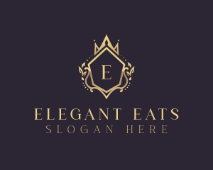 Elegant Crown Boutique logo design