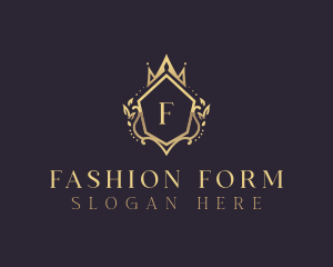 Elegant Crown Boutique logo design