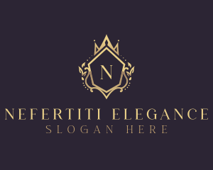 Elegant Crown Boutique logo design