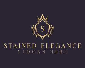 Elegant Crown Boutique logo design