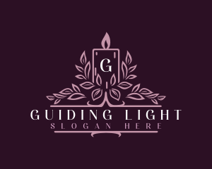 Candle Wellness Therapy logo design