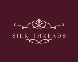 Seamstress Needle Thread logo design