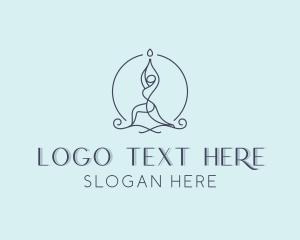 Holistic - Yoga Chakra Healing logo design