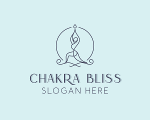 Yoga Chakra Healing logo design