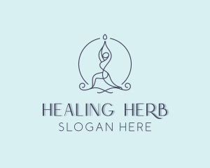 Yoga Chakra Healing logo design