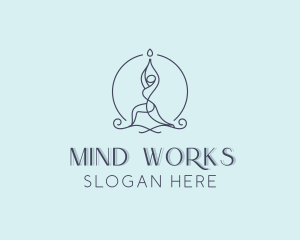 Yoga Chakra Healing logo design