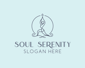 Healing - Yoga Chakra Healing logo design