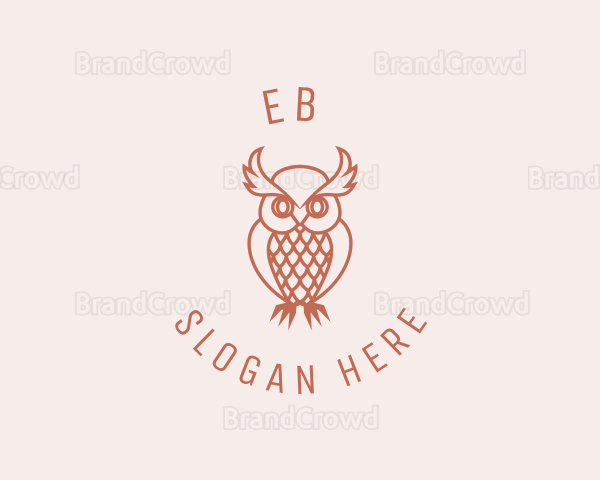 Owl Bird Zoo Logo