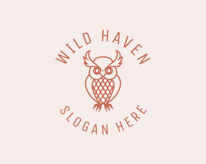 Owl Bird Zoo logo design