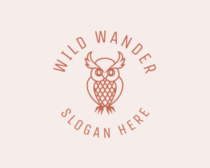 Owl Bird Zoo logo design