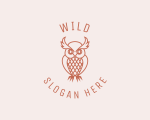 Bird - Owl Bird Zoo logo design