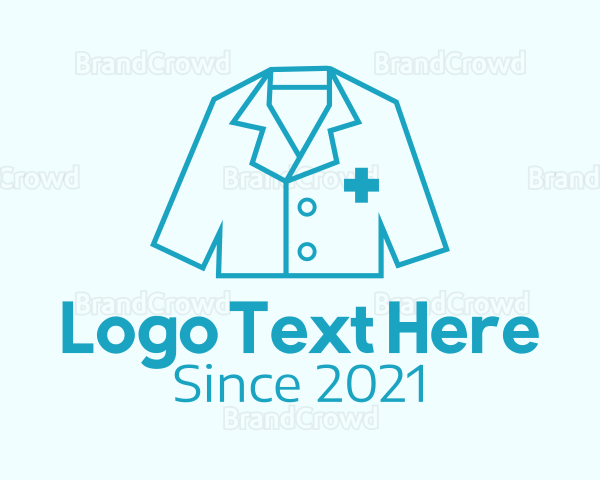 Blue Medical Uniform Logo