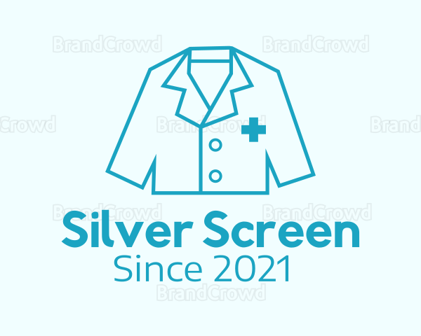 Blue Medical Uniform Logo