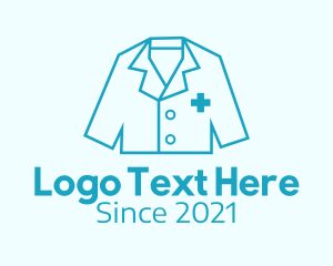 Clothes - Blue Medical Uniform logo design