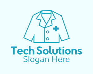 Blue Medical Uniform  Logo