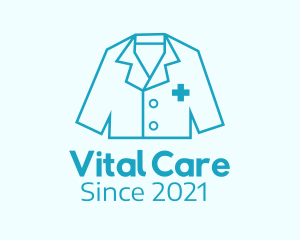 Blue Medical Uniform  logo design