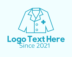 Clothes - Blue Medical Uniform logo design