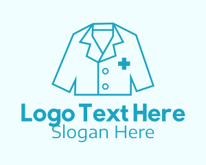 Blue Medical Uniform  Logo