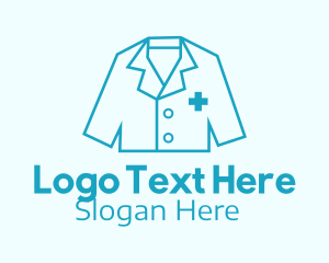 Blue Medical Uniform  Logo