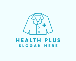 Blue Medical Uniform  logo design